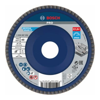 Bosch Disque abrasif droit X571 Best for Metal, plastique