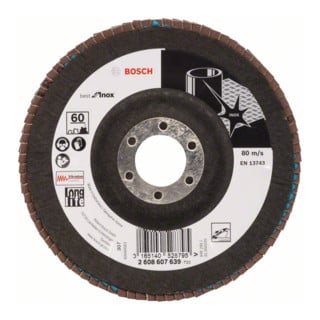 Plateau à lamelles X581, Best for Inox 125 mm, 22,23 mm, 60