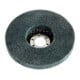 Plateau abrasif compact en fibres « Unitized » 125 x 22,23 mm, sur disque de tissu de verre metabo