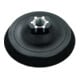 Plateau auto-agrippant 113 mm M 14, pour la fixation d'accessoires de ponçage et de lustrage metabo