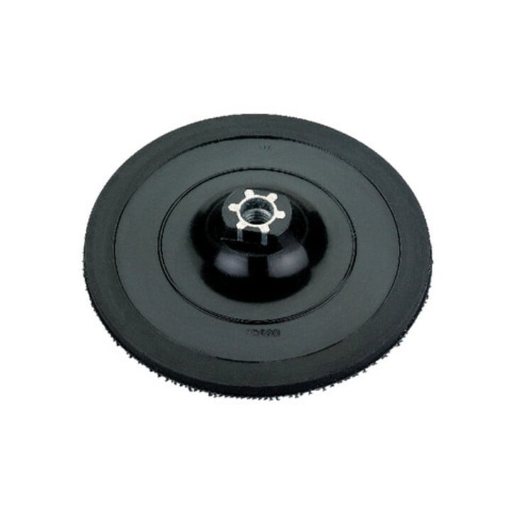 Plateau auto-agrippant 125 mm, M 14, pour bandes abrasives auto-agrippantes Pyramid metabo
