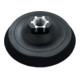 Plateau auto-agrippant Ø 100 mm, filet intérieur M 14 et trou au centre, pour meuleuse à eau metabo-1