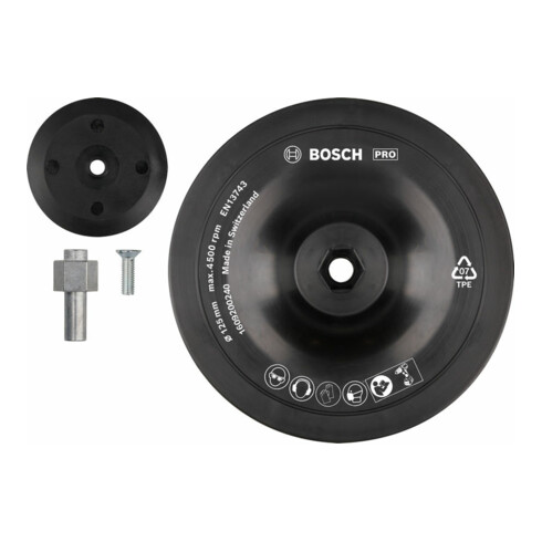 Plateau Bosch 125 mm 8 mm