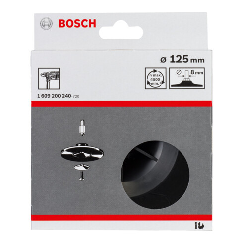Plateau Bosch 125 mm 8 mm