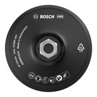Plaque de support Bosch avec fermeture velcro