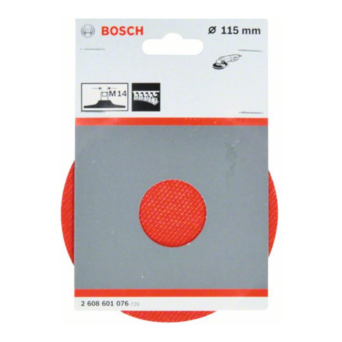 Plateau Bosch avec Velcro 115 mm 13.300 tr/min