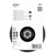 Plateau Bosch avec Velcro 115 mm 13.300 tr/min