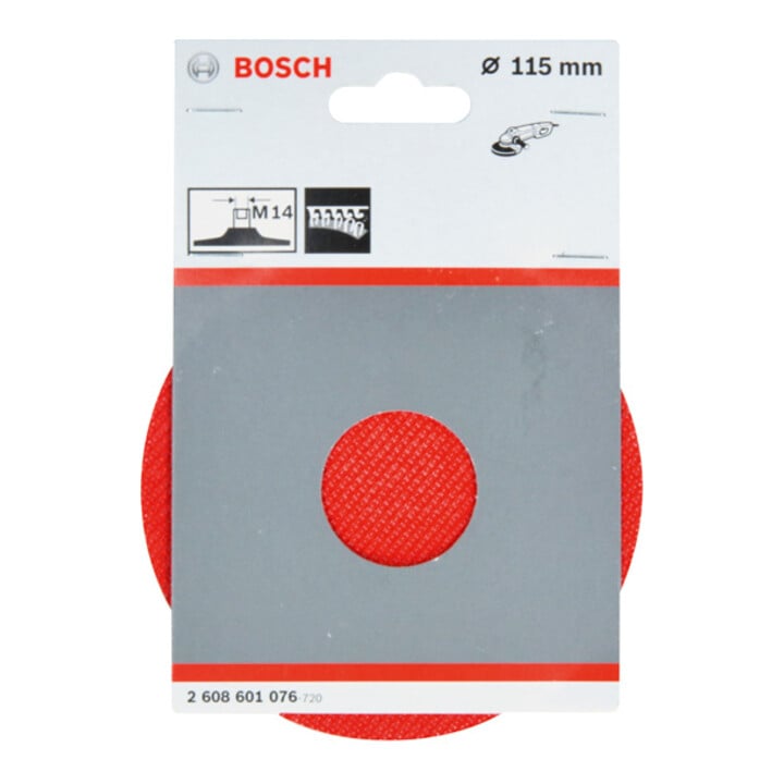 Plateau Bosch avec Velcro 115 mm 13.300 tr/min