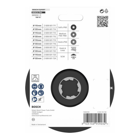 Plateau Bosch X-LOCK SCM avec goupille centrale