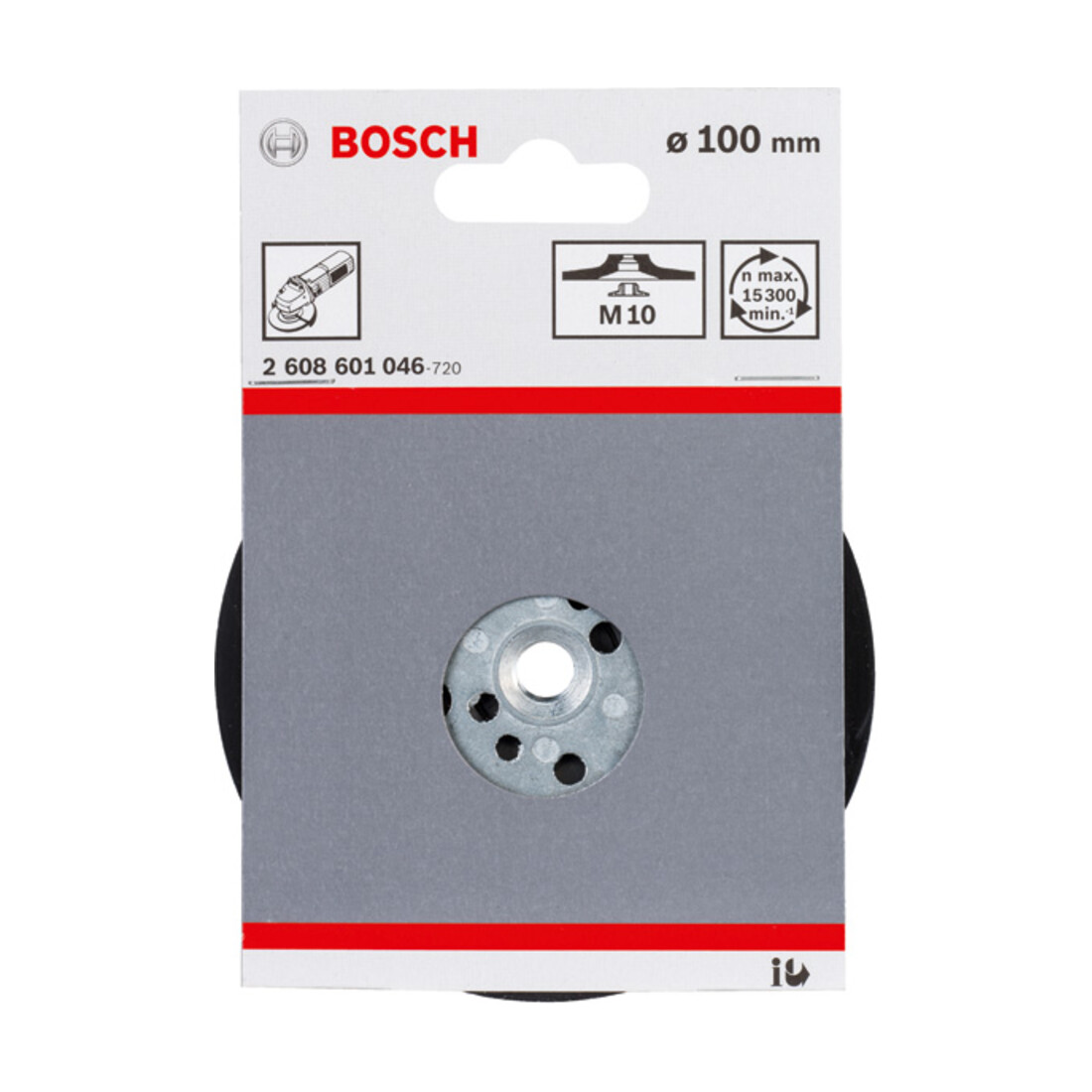 Plateau Bosch Standard M10 100 mm 15 300 rpm