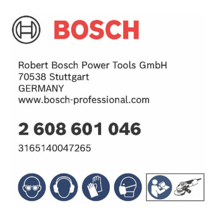 Plateau Bosch Standard M10 100 mm 15 300 rpm