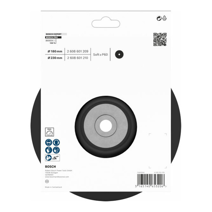 Plateau Bosch standard M14 180 mm 8 500 rpm