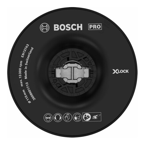 Plateau support Bosch X-LOCK 115 mm dur