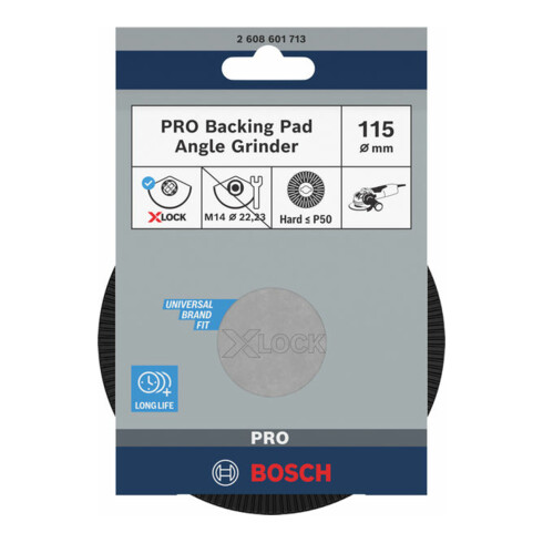 Plateau support Bosch X-LOCK 115 mm dur