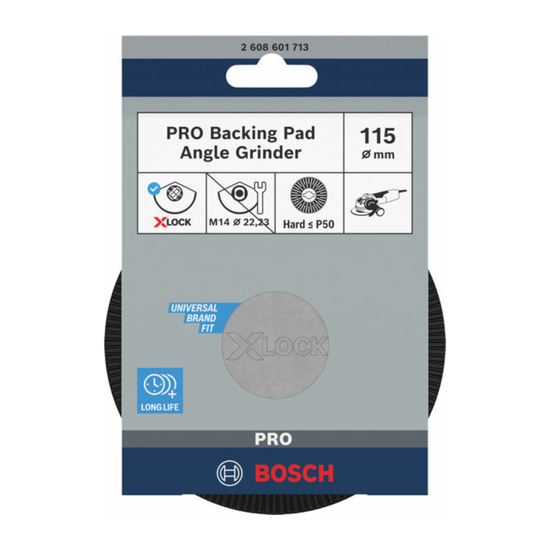 Plateau support Bosch X-LOCK 115 mm dur