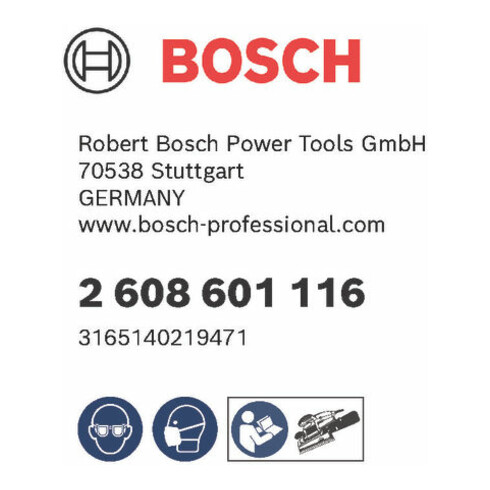 Plateau de ponçage Bosch dur 150 mm