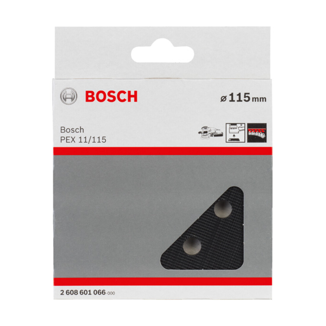 Plateau de ponçage Bosch souple 115 mm pour PEX 115