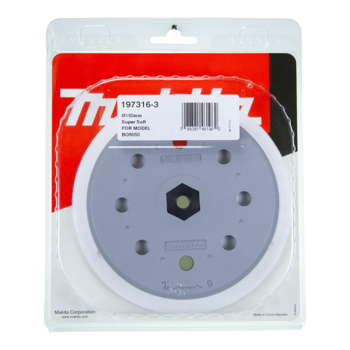 Plateau de ponçage Makita super souple 150mm