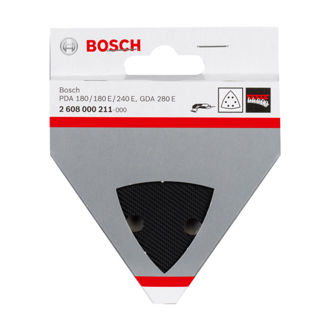 Plateau de ponçage Bosch Pour PDA 180, PDA 180 E, PDA 240 E