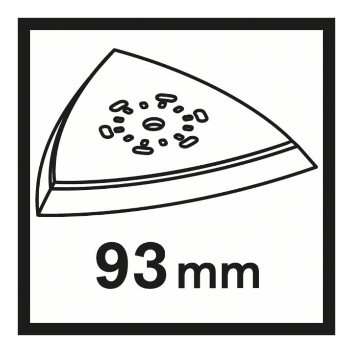 Plateau de ponçage Starlock AVZ 93 G 93 mm