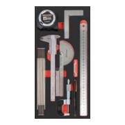 Plateau d'outils de mesure Kraftwerk PRO LINE EVA, insert 20x40 cm, 9 pcs.