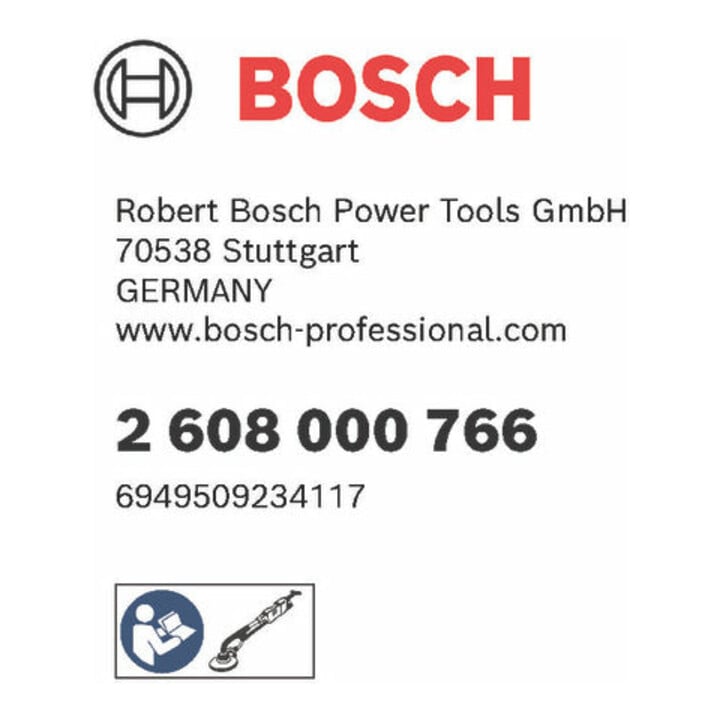 Plateau support Bosch (Backing Pad Set)