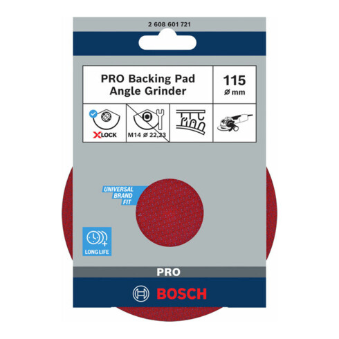 Plateau support Bosch X-LOCK  Velcro