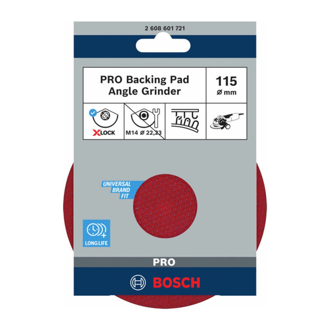Plateau support Bosch X-LOCK  Velcro