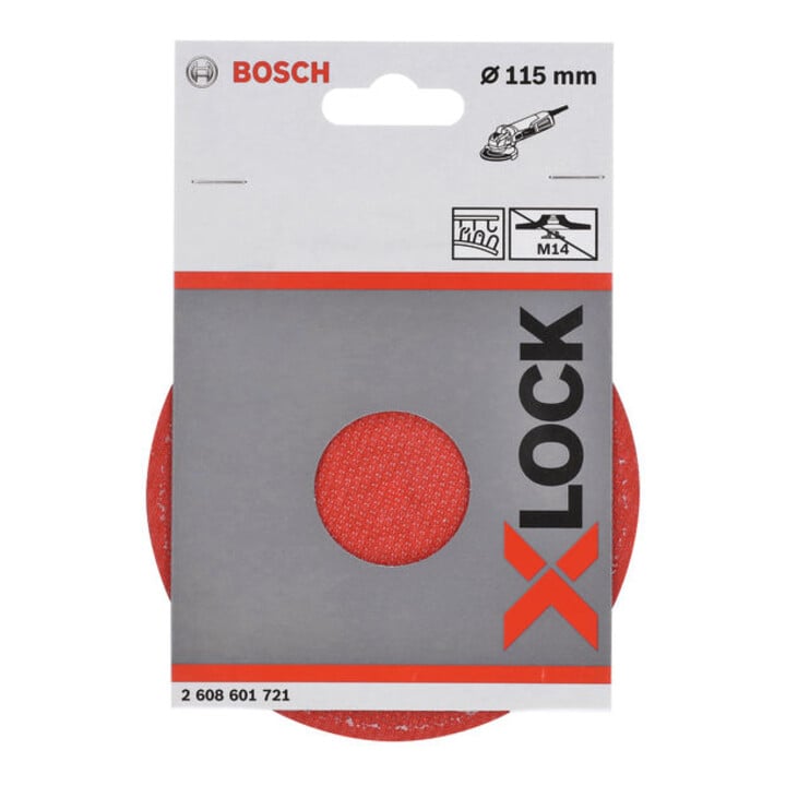 Plateau support Bosch X-LOCK 115 mm Velcro 13.300 tr/min