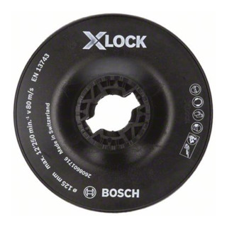 Plateau support Bosch X-LOCK 115 mm dur