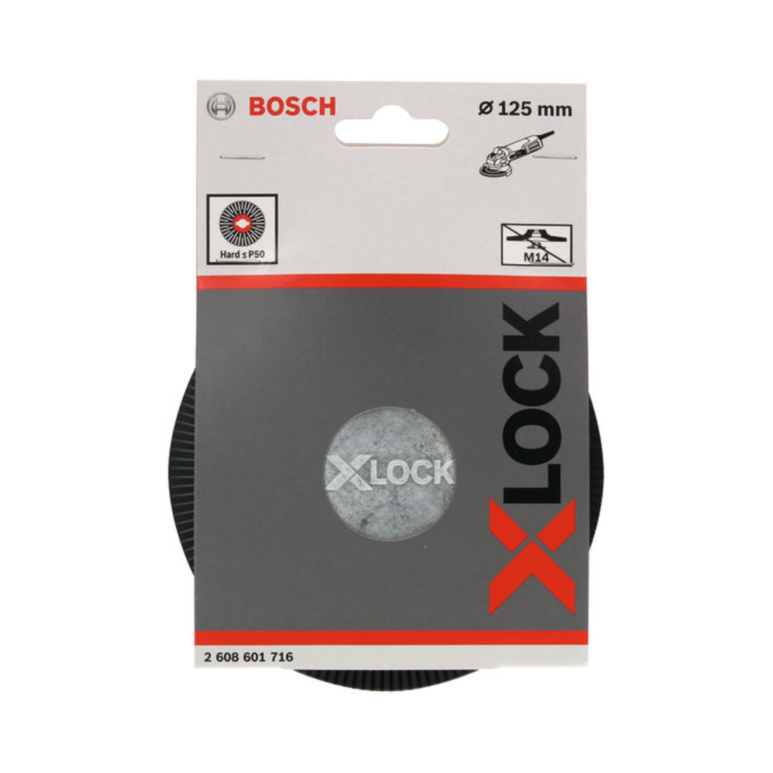 Plateau support Bosch X-LOCK 115 mm dur