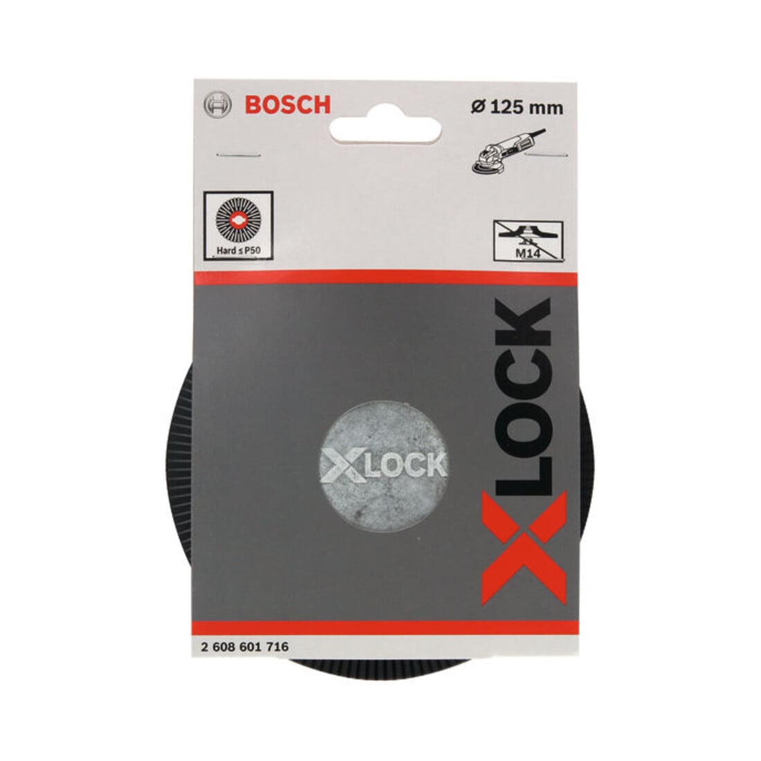 Plateau support Bosch X-LOCK 115 mm dur
