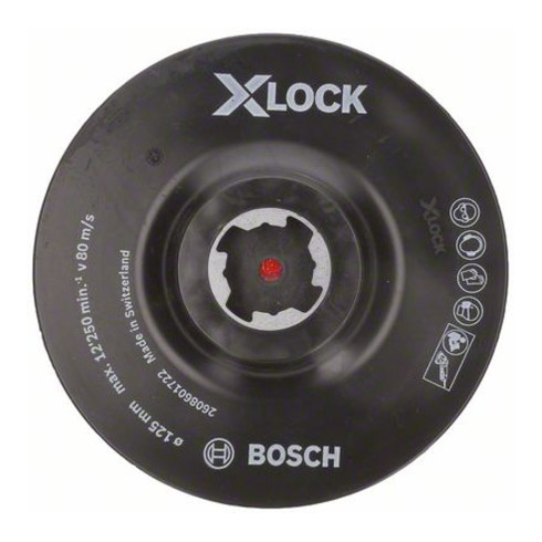 Plateau support Bosch X-LOCK  Velcro