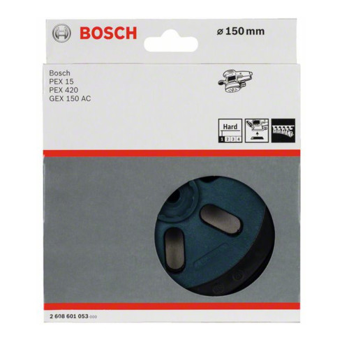 Plateau-support dur Bosch 150 mm pour GEX 150 AC Professional PEX 15 AE