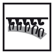 Plateau-support dur Bosch 150 mm pour GEX 150 AC Professional PEX 15 AE-5