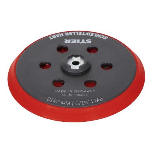 Plateau-support dur STIER D147 mm M8 pour ponceuses excentriques