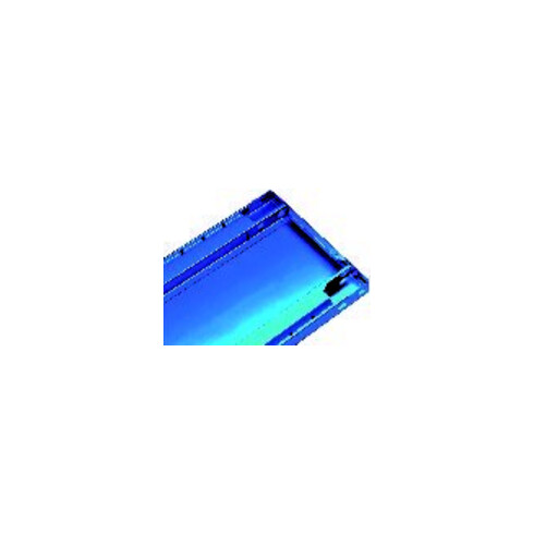 Plateau support l.1000xP400mm cap.charge 150 kg tôle en acier argent galvanisé p