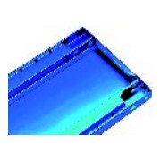 Plateau support l.1000xP500mm cap.charge 150 kg tôle en acier argent galvanisé p