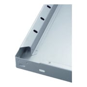 Plateau support l.1000xP500mm cap.charge 150 kg tôle en acier argent galvanisé p