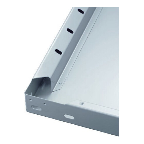 Plateau support l.1000xP600mm cap.charge 150 kg tôle en acier argent galvanisé p