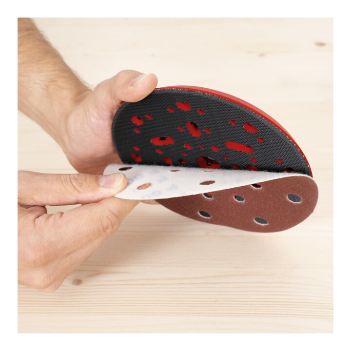 Plateau-support tendre STIER D147 mm M8 pour ponceuses excentriques