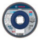 Plateaux à lamelles X-LOCK version droite, spatule plastique, Ø 125 mm, G 120, X571, Best for Metal, 1 pc D= 125 mm ; G= 120, droit