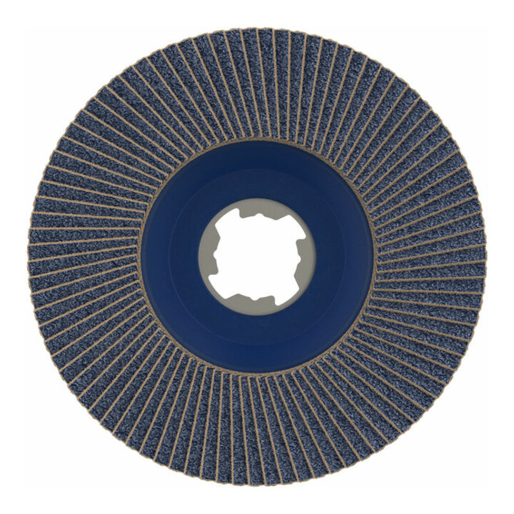 Plateaux à lamelles X-LOCK version droite, spatule plastique, Ø 125 mm, G 60, X571, Best for Metal, 1 pc D= 125 mm ; G= 60, droit