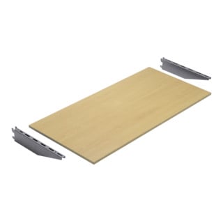 Plateaux pour postes informatiques Bito l 1600 x l 800 finition hêtre