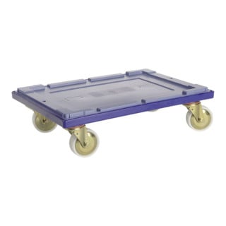 Plateaux roulants Bito l 620 x l 420 bleu