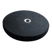 Platte magneet grjper set 2-delig met schroefdraadbus plat, neodymium, ⌀ 66 mm