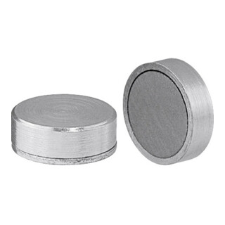 Platte potmagneet zonder schroefdraad, SmCo5,⌀ 32 mm