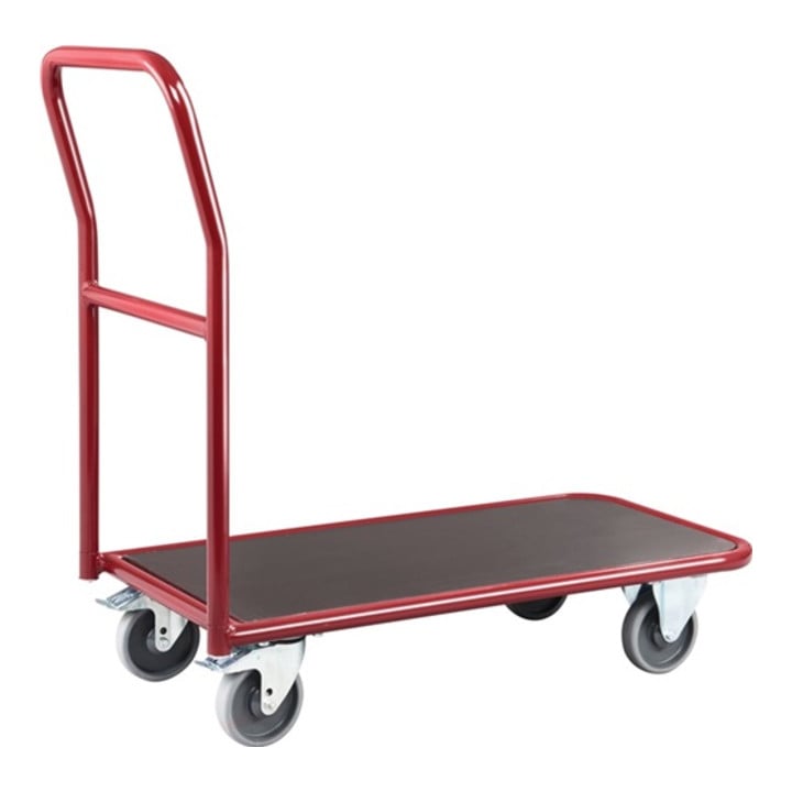 Plattformwagen Ladeflächen L830xB390mm STA karminrot Trgf.200kg