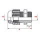 Plica Kabelverschraubung schwarz 935344120