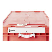 Plombage Bito paire EQP12-1 L marquage laser avec code à barres, blanc